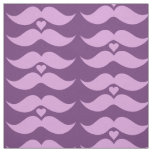 Pink Mustaches custom fabric