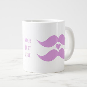 Pink Mustaches custom mugs
