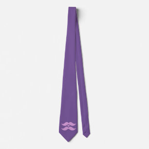 Pink Mustaches custom tie