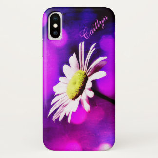 Pink N Amethyst Daisy case *Personalized*
