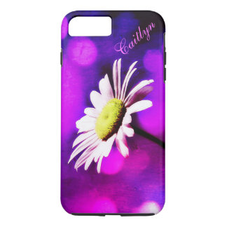 Pink N Amethyst Daisy iPhone 7+ case *Personalize