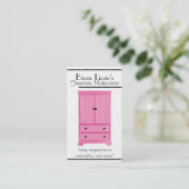Pink-n-Dots Furniture Business Card (Standing Front)
