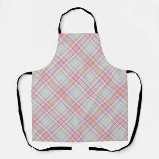 Pink 'n Green Fun Elegant Geometric Plaid