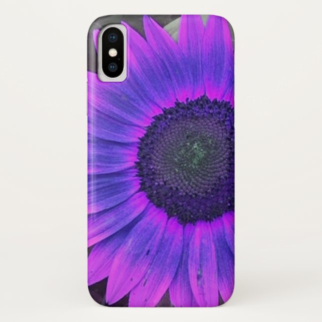 Pink N Purple Sunflower Case-Mate iPhone Case (Back)
