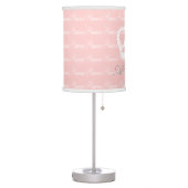 Pink-n-White Princess Table Lamp (Left)