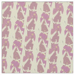 Pink n Yellow Flipflops Abstract Pattern Fabric