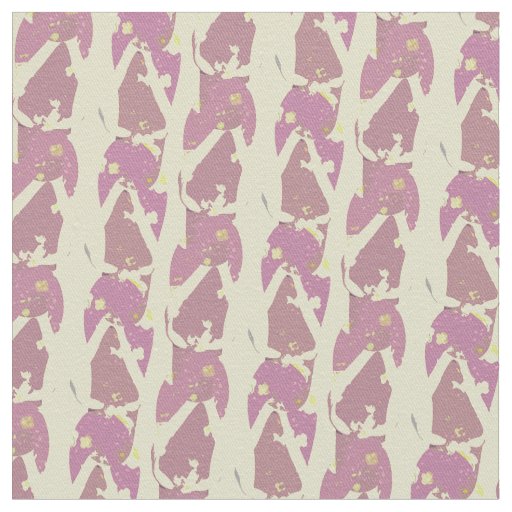 Pink n Yellow Flipflops Abstract Pattern Fabric