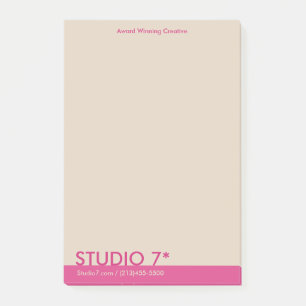 Pink - Natural Series Post-it Notes