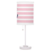 Pink Nautical Anchor Table Lamp (Right)