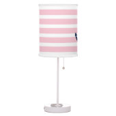 Pink Nautical Anchor Table Lamp (Left)