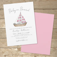 Pink Nautical Baby Shower