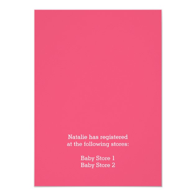 Pink Nautical Baby Shower Or Sprinkle Girl Invitation