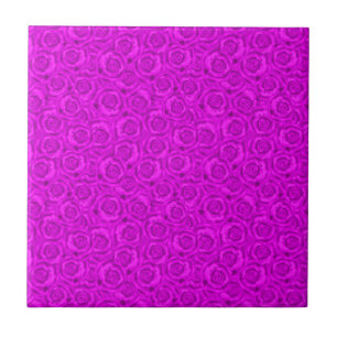 Pink neon ceramic tile