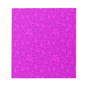 Pink neon notepad