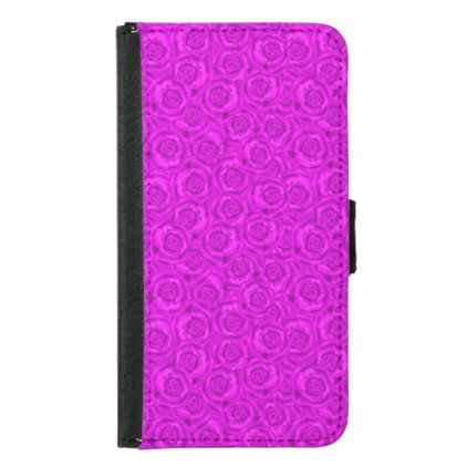 Pink neon samsung galaxy s5 wallet case