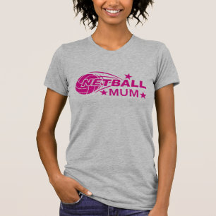 Pink Netball Mom T-Shirt