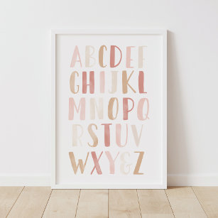 Alphabet - Nursery Poster and Puzzle