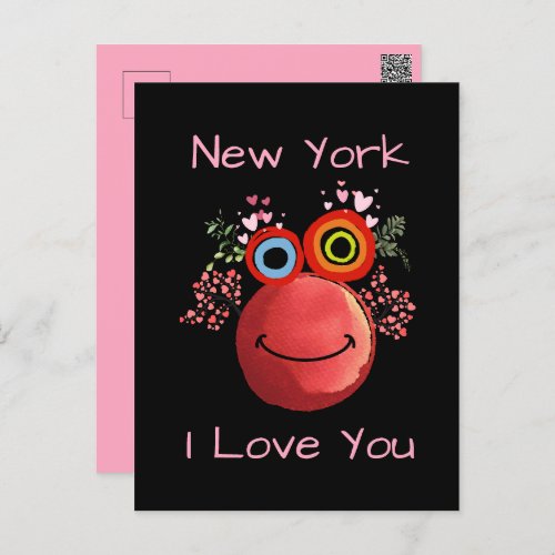 PINK New York City I LOVE YOU Postcard