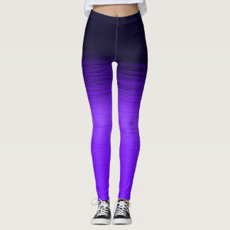 Pink Night Waves Leggings
