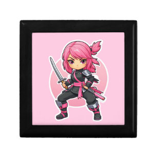 Pink Ninja Girl Gift Box