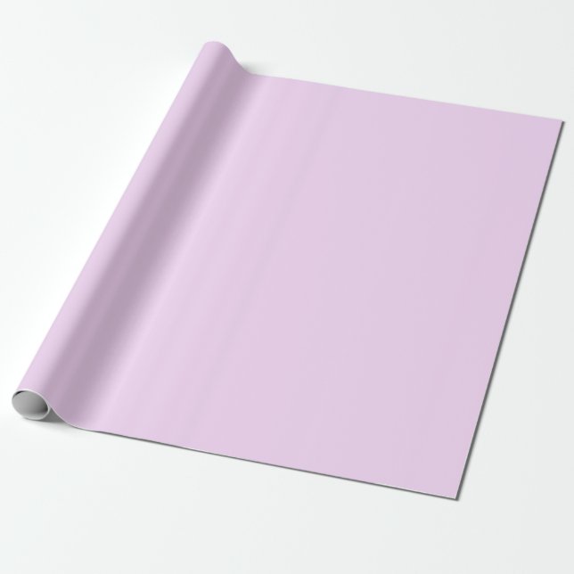 Pink no.1, Pastel Pink Wrapping Paper (Unrolled)