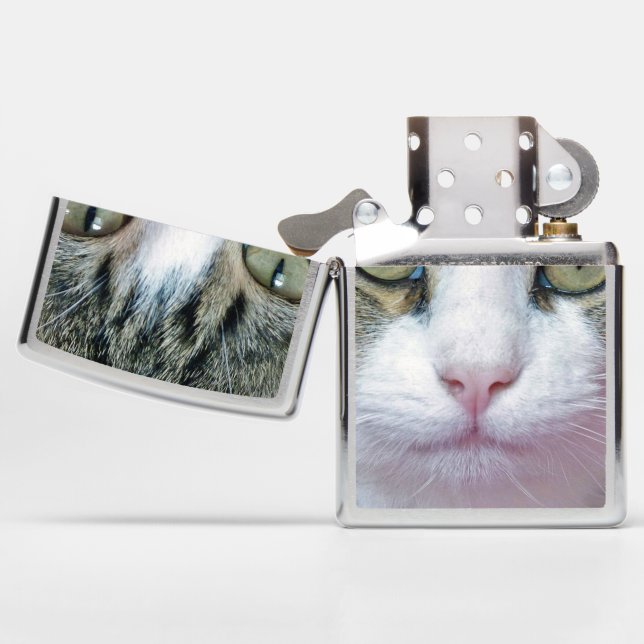 Pink Nose Zippo Lighter (Opened)