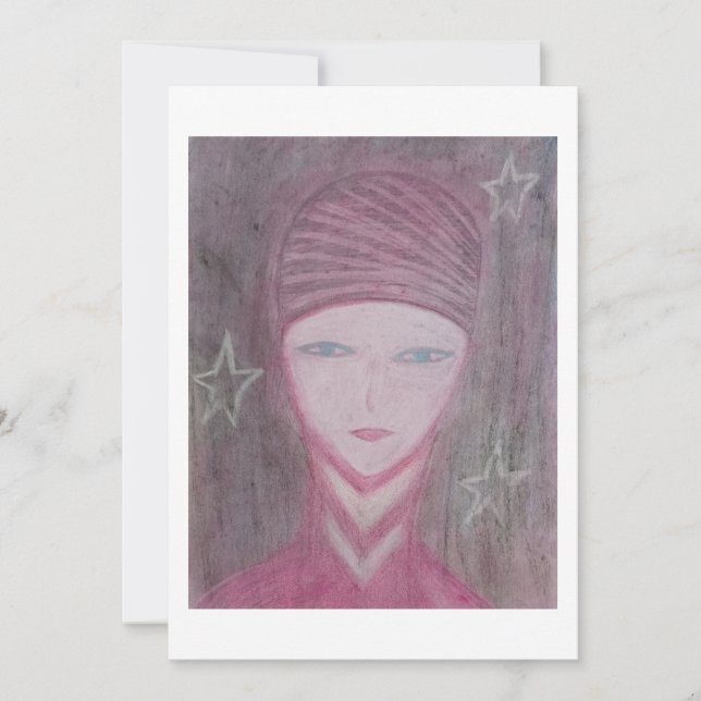 Pink Note Card (Front)