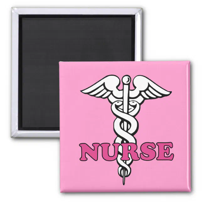 Mental Health Nursing-Not for Wimps+Nurse Cap/Pink Magnet, Zazzle