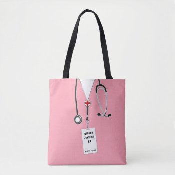 Pink Nurse Purse Tote Bag by partygames at Zazzle