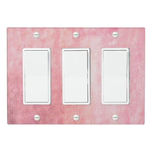 Pink Nursery Decor Light Switch Cover