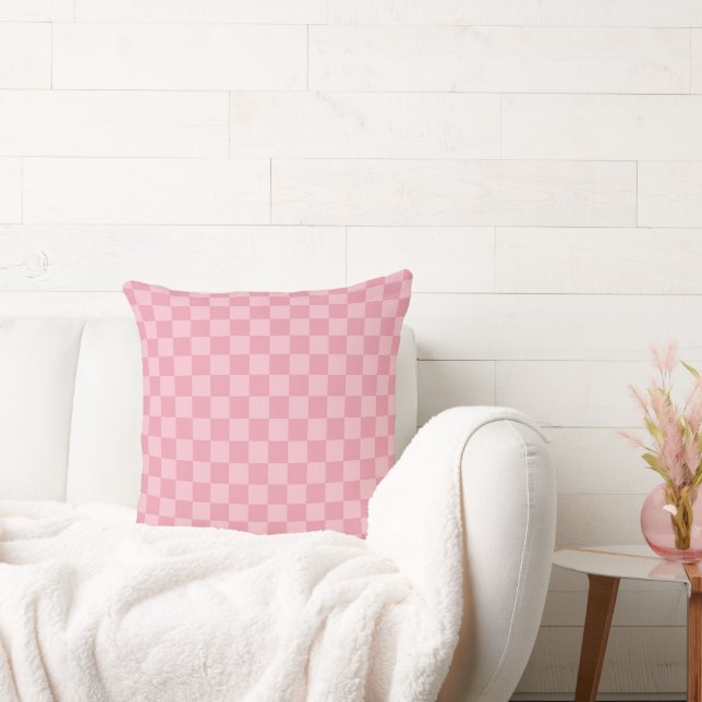 Pink Nursey Decor Throw Pillow (Couch)
