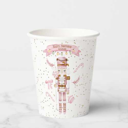 Pink Nutcracker Ballet  Paper Cups