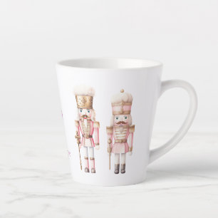 Pink Nutcracker Christmas Latte Mug