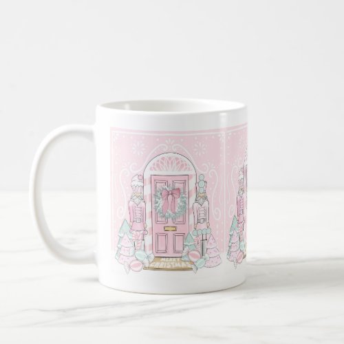 Pink Nutcracker Door Mug