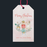 Pink Nutcracker Girl Gift Holly Christmas Holiday  Gift Tags<br><div class="desc">Pink Nutcracker Girl Gift Holly Christmas Holiday Gift Tags
Message me for any needed adjustments :)</div>