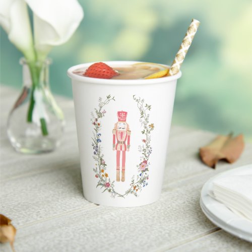Pink Nutcracker Paper Party Cup