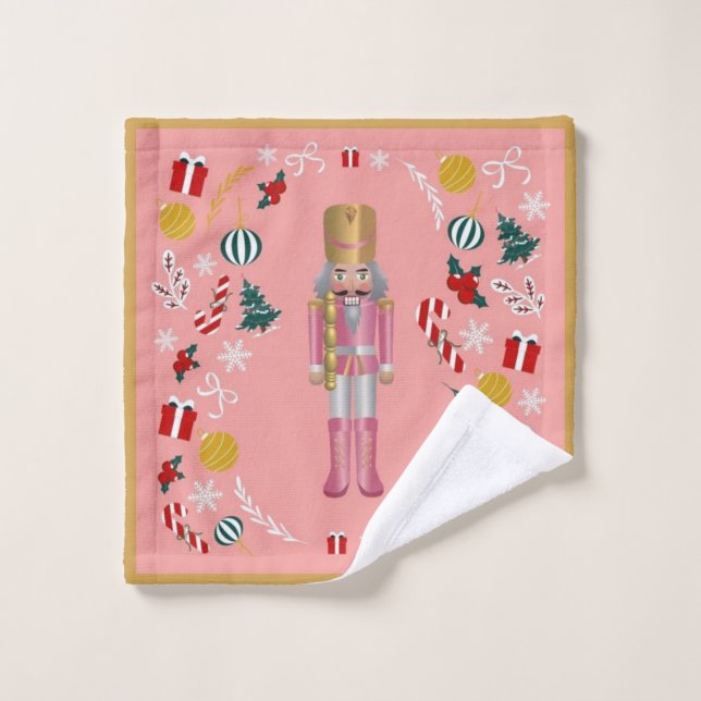Pink Nutcracker Wash Cloth (Wash Cloth)