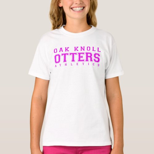 Pink Oak Knoll Athletics T_Shirt