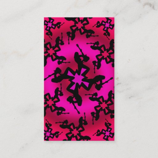 Customizable "Pink Oasis" Business Card