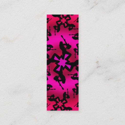 Customizable Pink Oasis - Skinny Card Business Cards