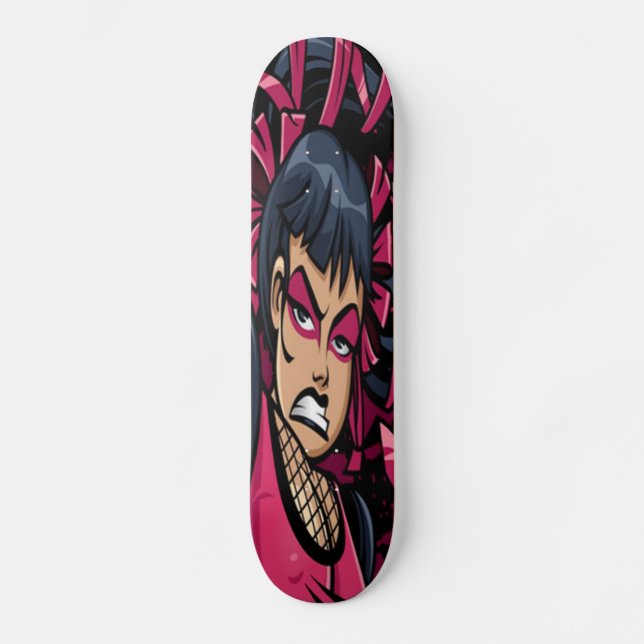 Pink Obsession Skateboard Deck (Front)
