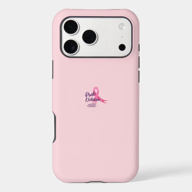 Pink October Iphone Case (Back)