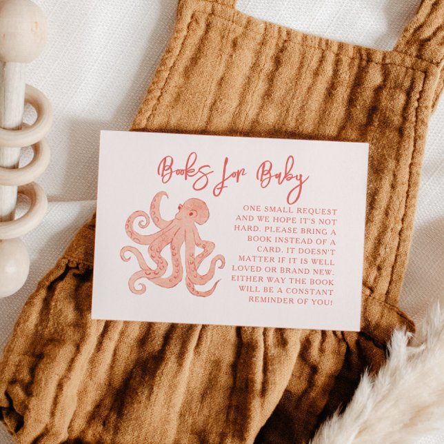 Pink Octopus Book Request  Enclosure Card (Creator Uploaded)