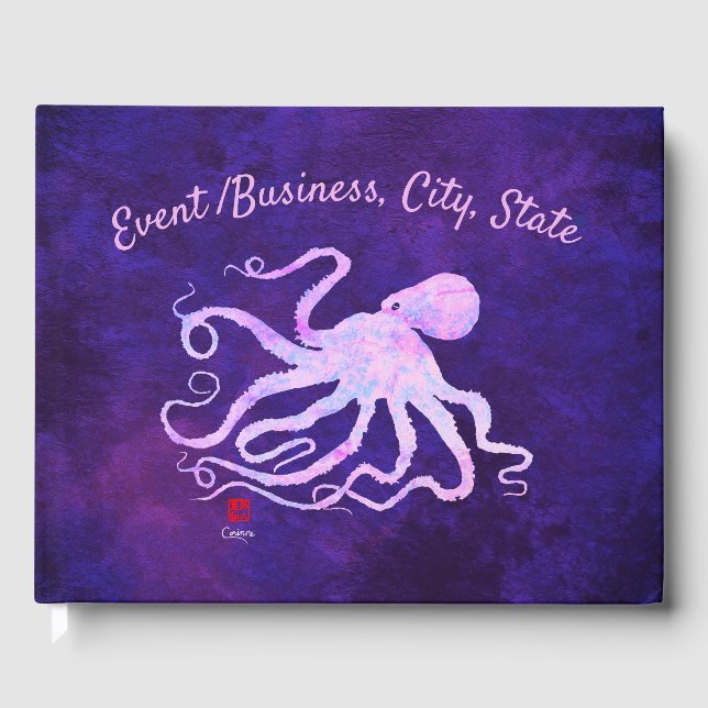 Pink Octopus - Guest Book (Front)