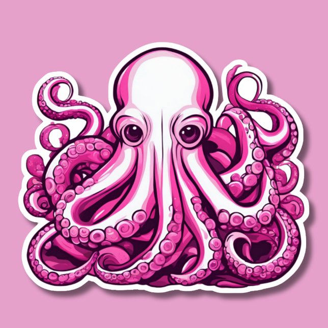 Pink Octopus  Sticker (Creator Uploaded)
