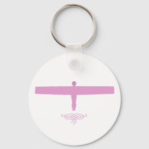 pink of the north keychain