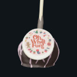 Pink Oh What Fun Christmas Birthday Dessert Favors<br><div class="desc">Oh What Fun! This pink Christmas collection is the perfect way to celebrate your little one's birthday in style during the magical holiday season! This printable template package is designed to make your child's winter birthday party unforgettable.</div>