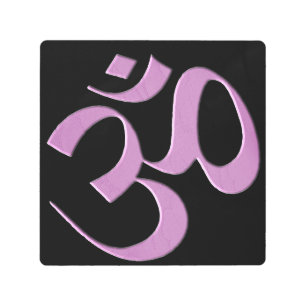 Pink Om Metal Print