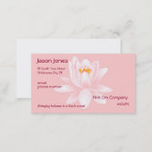 Pink OM symbol business card (Front/Back)