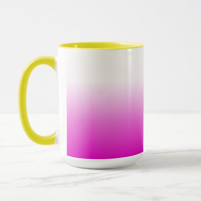Pink Ombr Gradient Background Design-60416 Mug (Left)